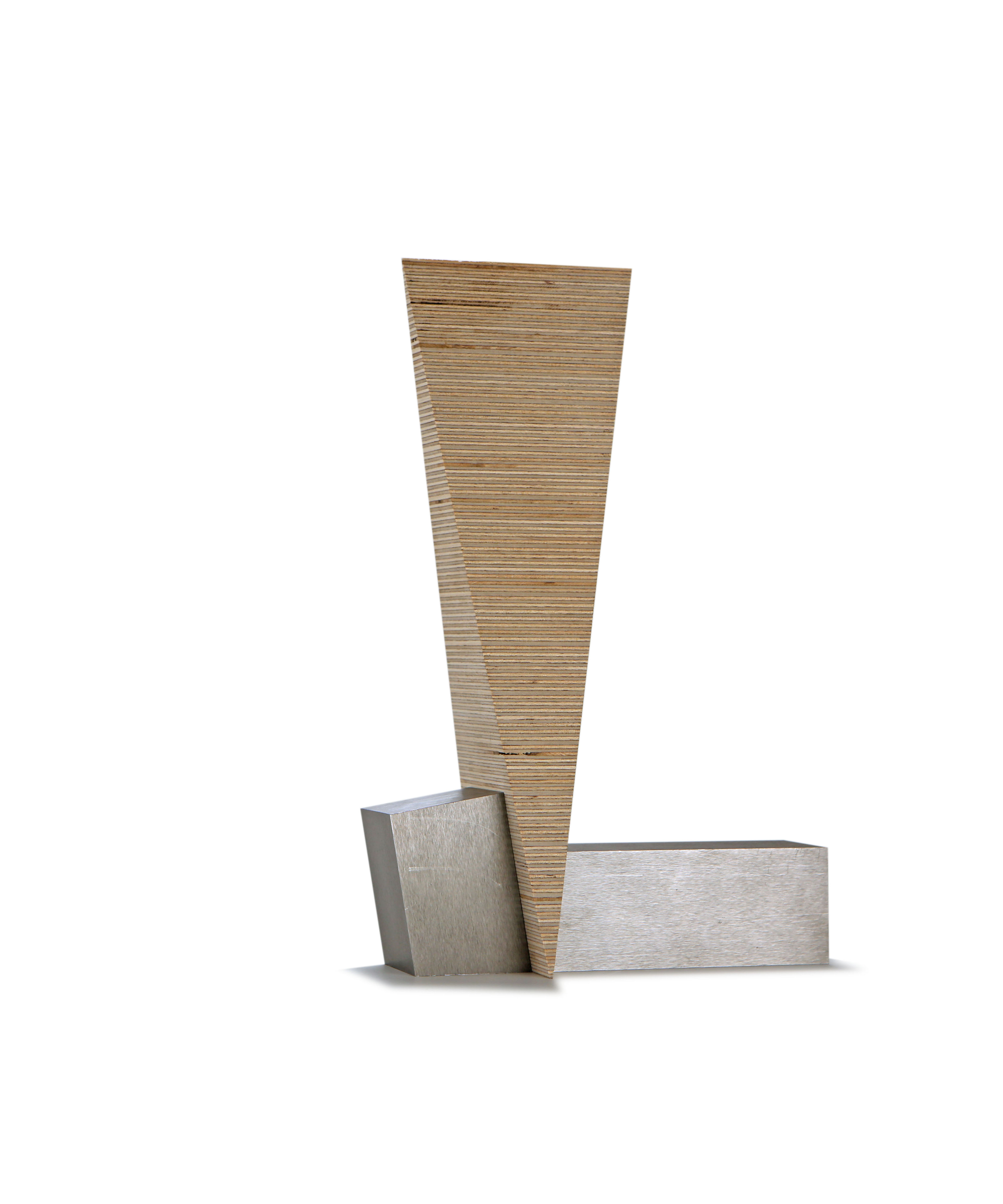 0089-1 end grain wood-iron bar LR